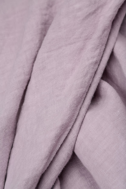 Peter Pan Collar Lilac Linen Dress 5