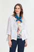 Pintuck Detail White Gauze Linen Shirt 1