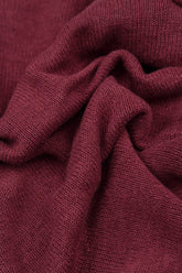 Pintuck Front Antique Ruby Linen Cardigan 5