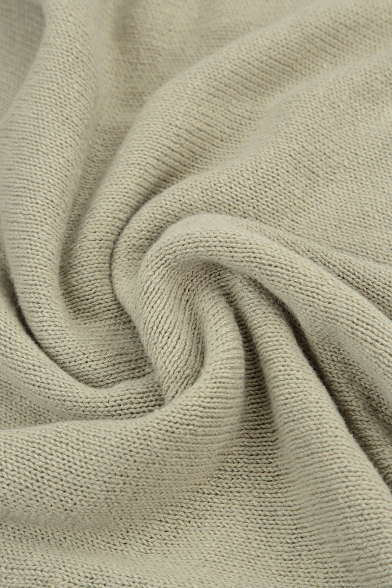 Pintuck Front Laurel Green Linen Cardigan 5