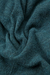 Pintuck Front Teal Wool Cardigan 6