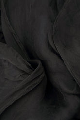 Pockets Black Silk Chiffon Jacket 6