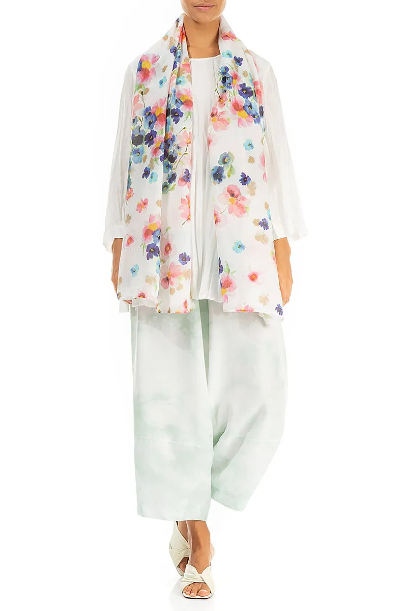 Primrose Silk Cotton Scarf 2