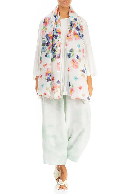 Primrose Silk Cotton Scarf 2