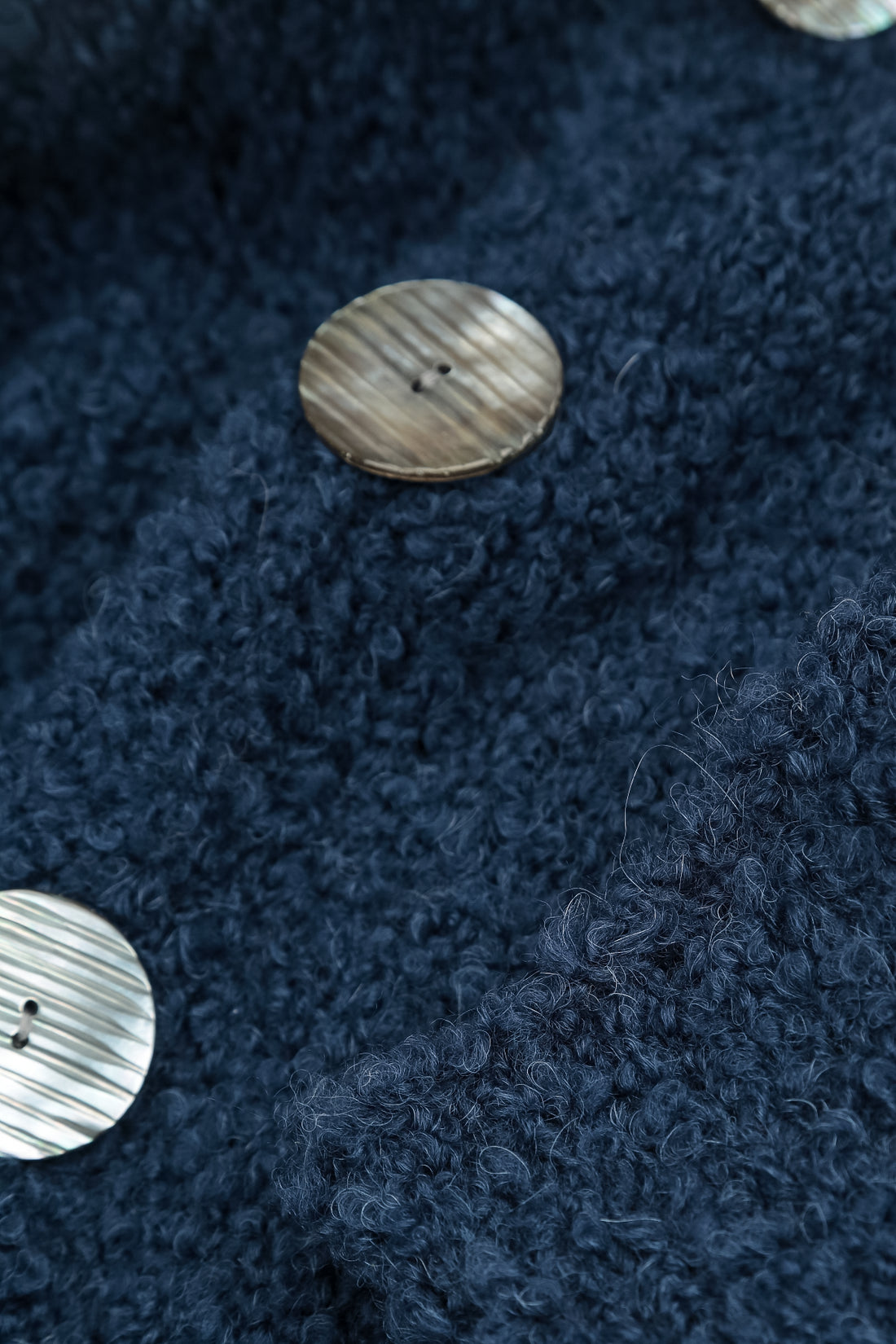 Blue Violet Alpaca Wool Cardigan 5