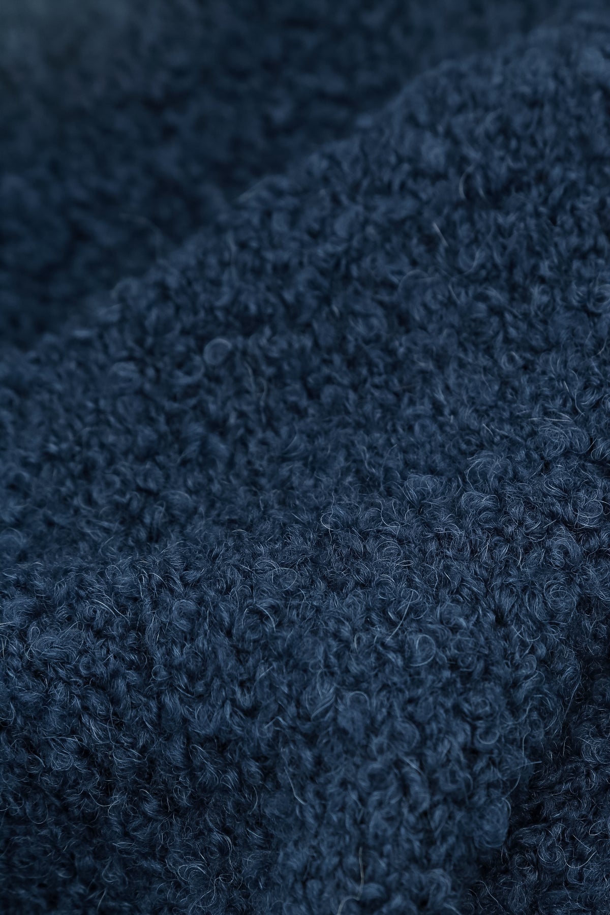 Blue Violet Alpaca Wool Cardigan