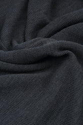 Raw Collar Graphite Linen Cardigan 5