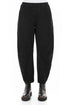 Relaxed Barrel Black Denim Cotton Trousers 1