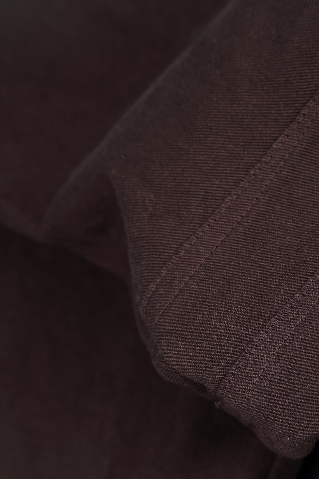 Relaxed Barrel Truffle Brown Denim Cotton Trousers 5
