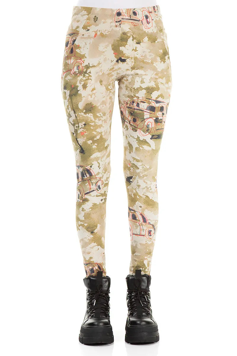 Retro Cotton Leggings 1