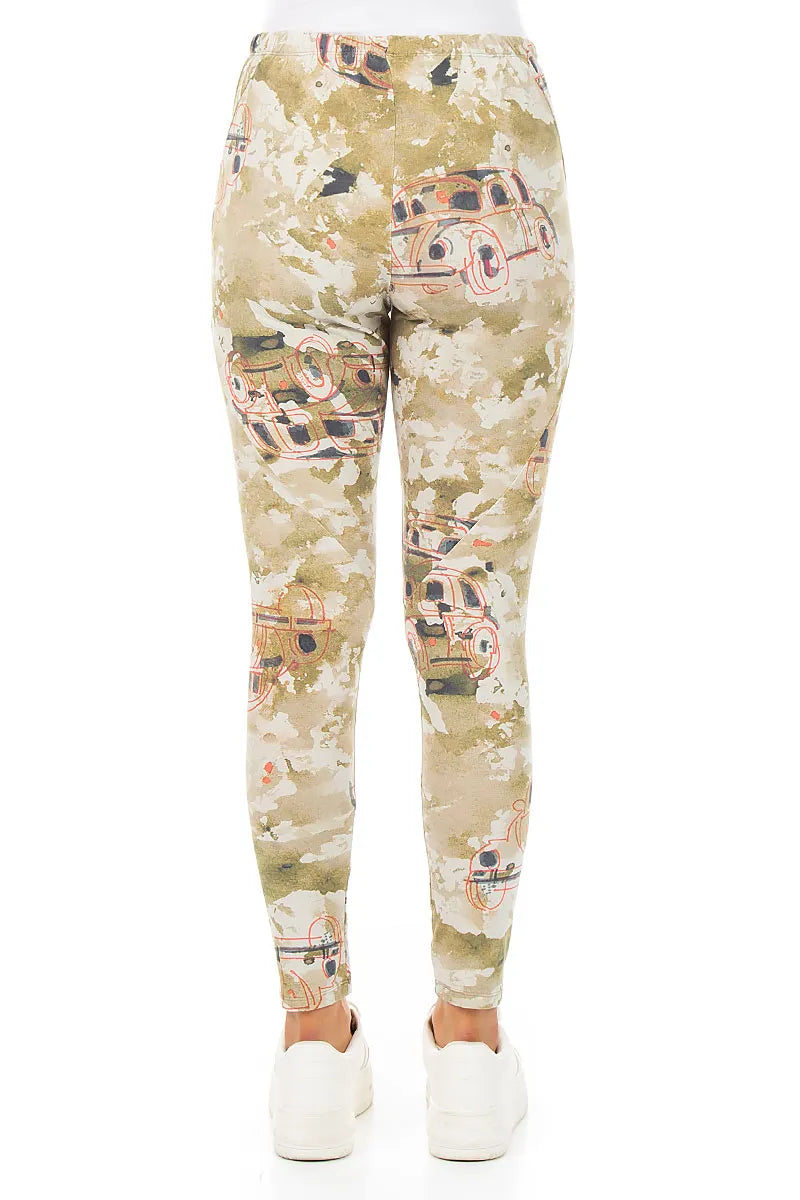 Retro Cotton Leggings 2