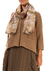 Retro Silk Cotton Scarf 4