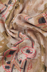 Retro Silk Cotton Scarf 6