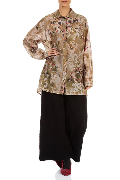 Retro Silk Cotton Shirt 4