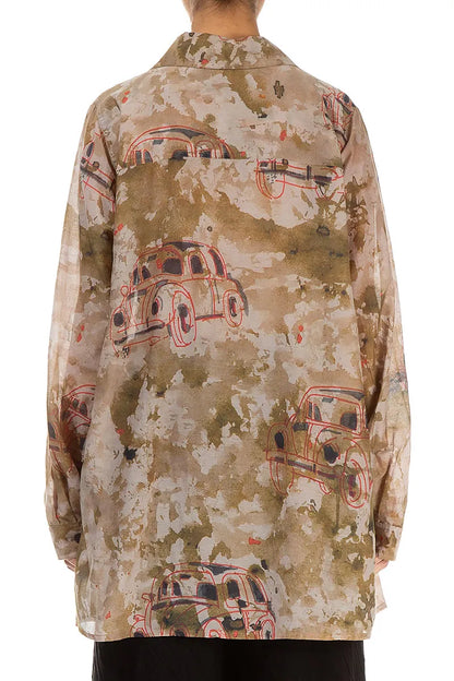 Retro Silk Cotton Shirt 2