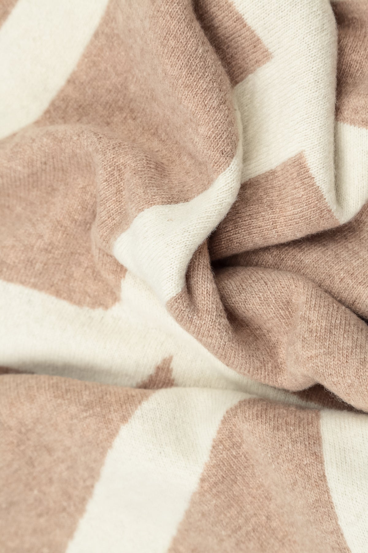 Reversible Taupe Soft Wool Scarf 6