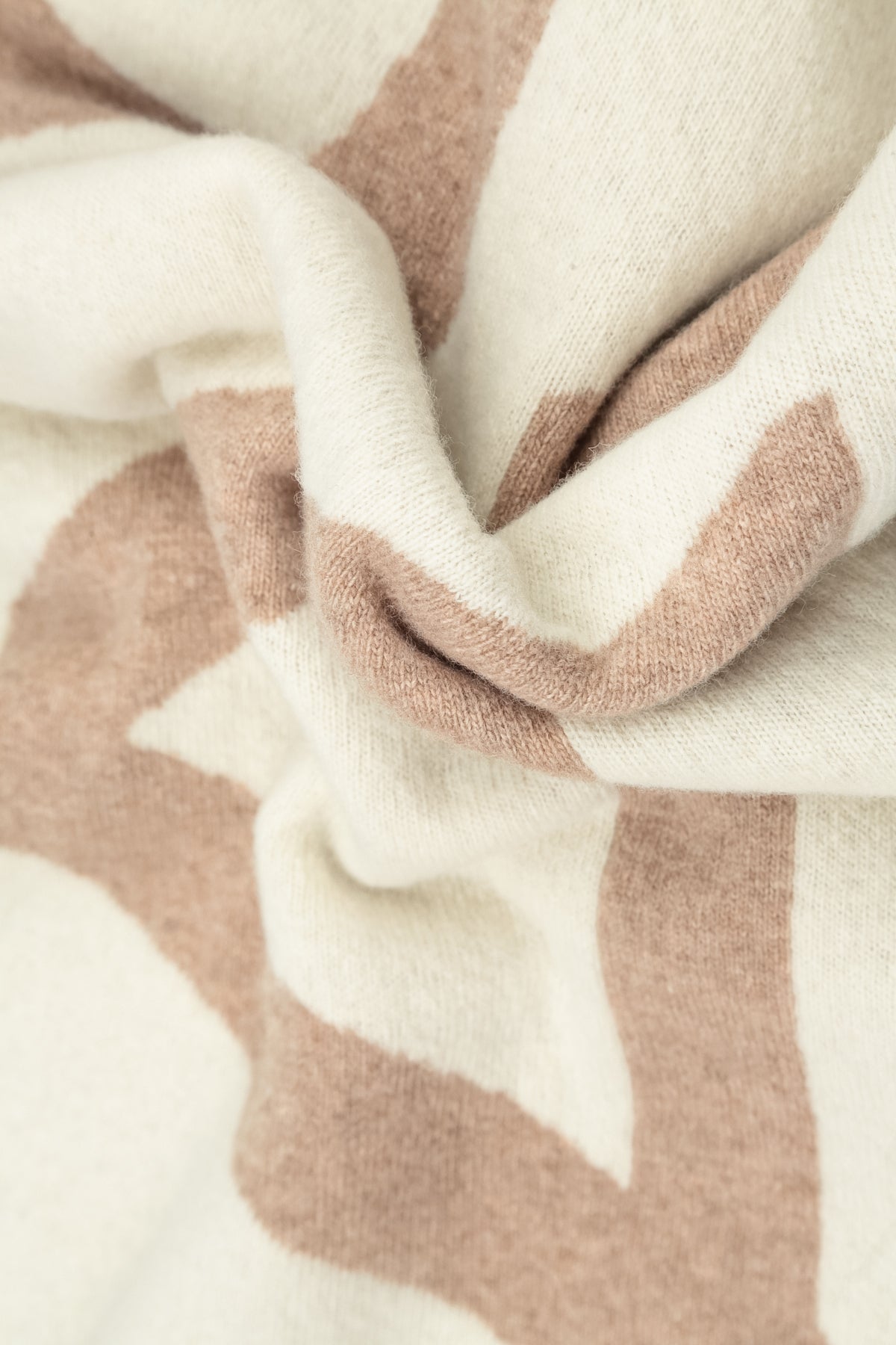 Reversible Taupe Soft Wool Scarf 5