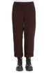 Roll Up Aged Copper Mélange Linen Trousers 1