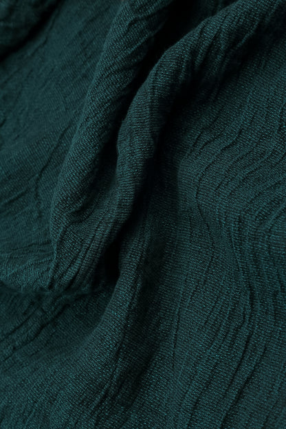 Roll Up Peacock Mélange Linen Trousers 4