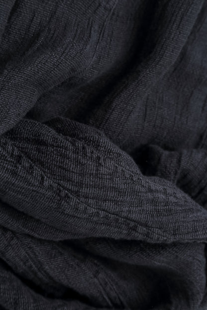 Roll Up Slate Blue Mélange Linen Trousers 4