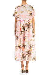 Romantic Oasis Linen Dress 2