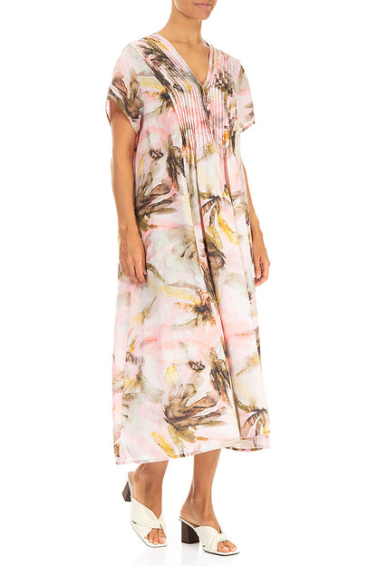 Romantic Oasis Linen Dress 3