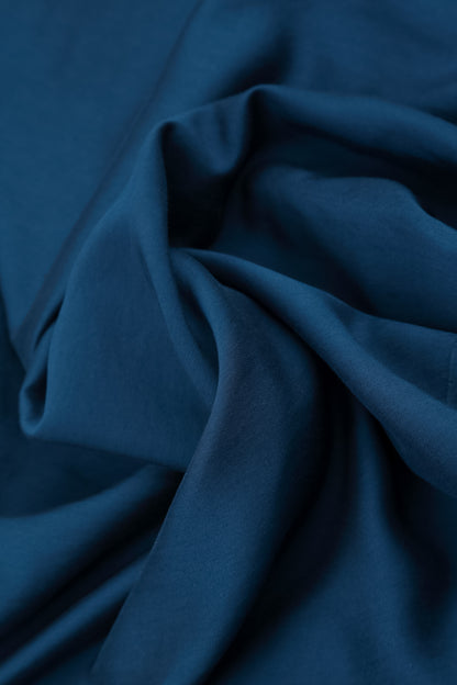 Romantic Royal Blue Silk Bamboo Dress 5