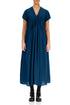 Romantic Royal Blue Silk Bamboo Dress 1