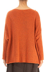 Rosette Ember Wool Sweater 2