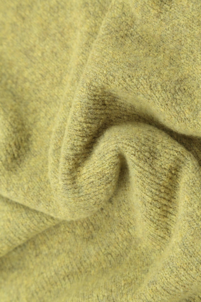 Rosette Golden Lime Wool Sweater