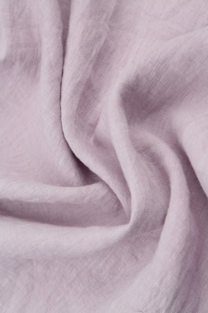 Rounded Back Sleeveless Lilac Linen Top 5