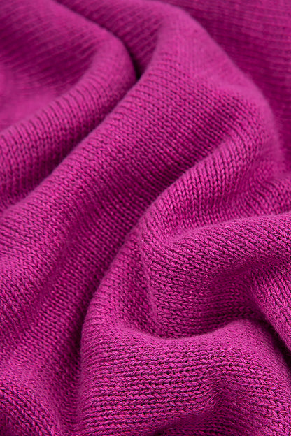 Rounded Orchid Linen Cardigan 5