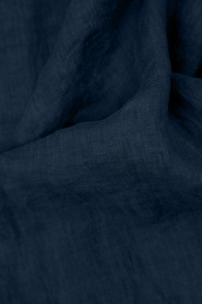 Royal Blue Linen Dungaree Dress 5