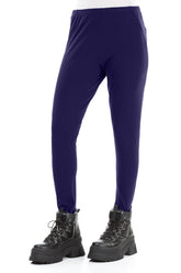 Royal Purple Cotton Leggings 3