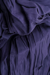 Royal Purple Crumpled Silk Bamboo Scarf 4