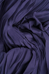 Royal Purple Crumpled Silk Bamboo Skirt 5