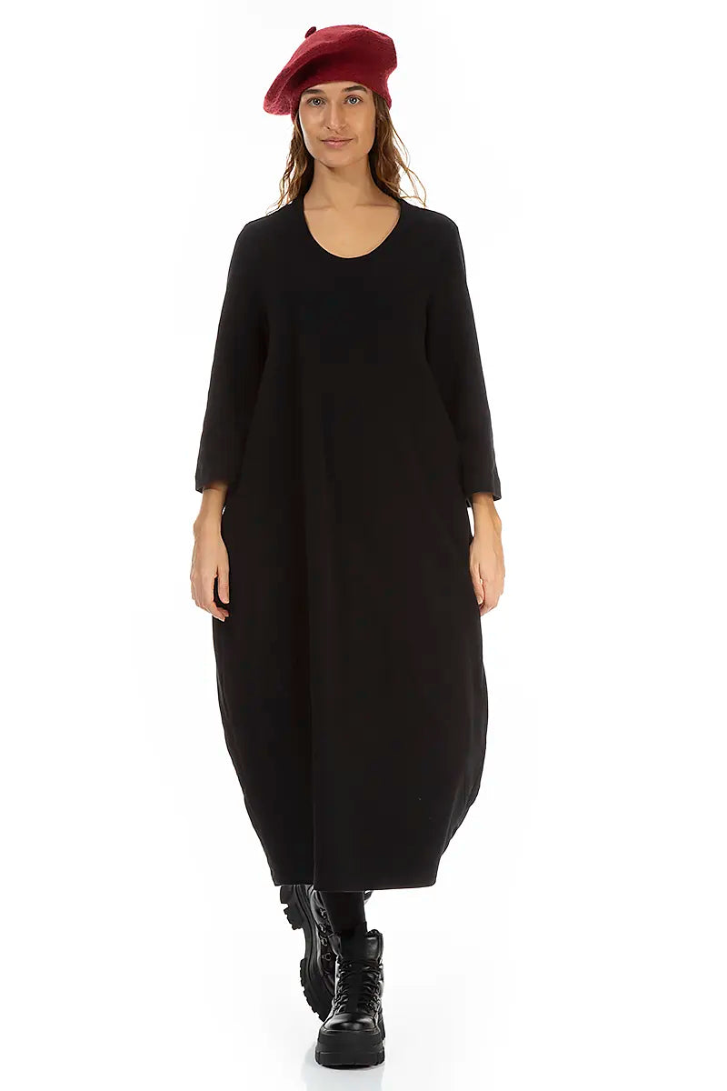 Ruby Red Knitted Wool Beret 2