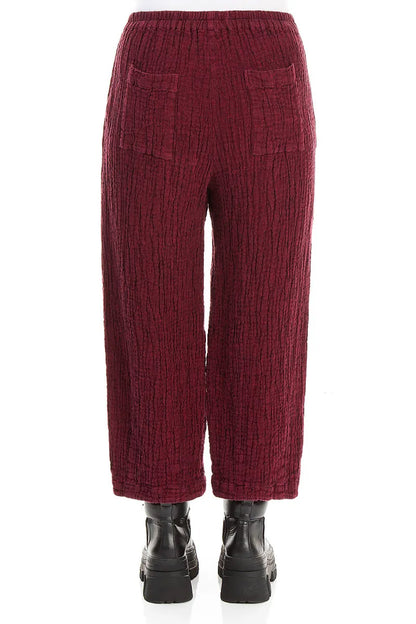 Ruby Textured Linen Trousers 2