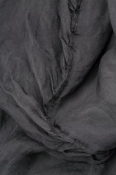 Ruched Dark Grey Silk Chiffon Skirt 5