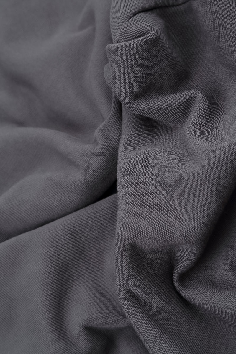 Ruched Graphite Cotton Dress 6