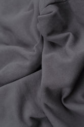 Ruched Graphite Cotton Dress 6