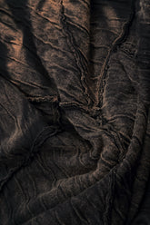 Ruffled Collar Tie-Dye Wavy Cotton Tunic 5