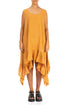 Ruffled Hem Sleeveless Amber Linen Tunic - Dress 1