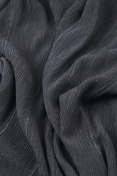 Crinkled Graphite Silk Viscose Maxi Skirt 5