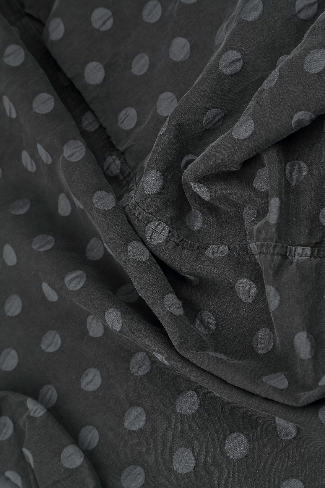 Boxy Charcoal Dotty Silk Jacket 6