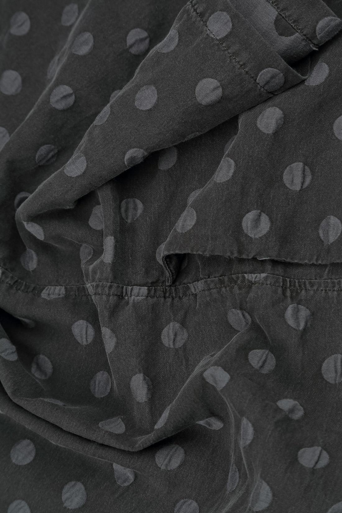 Boxy Charcoal Dotty Silk Jacket 5