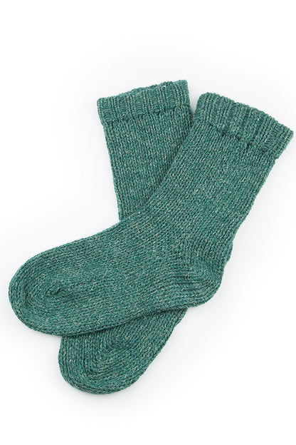 Sage Green Wool Linen Socks