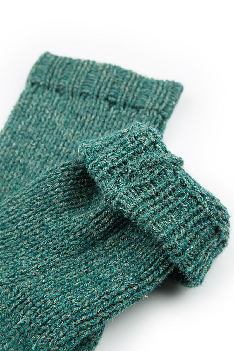 Sage Green Wool Linen Socks