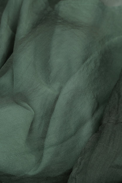 Sage Layered Silk Chiffon Dress 5
