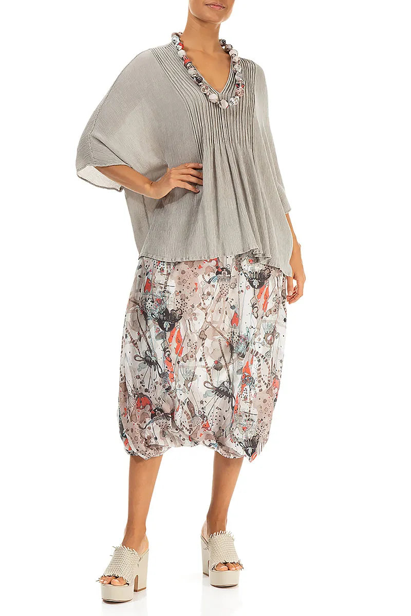 Savannah Silk Bamboo Bead Necklace 2